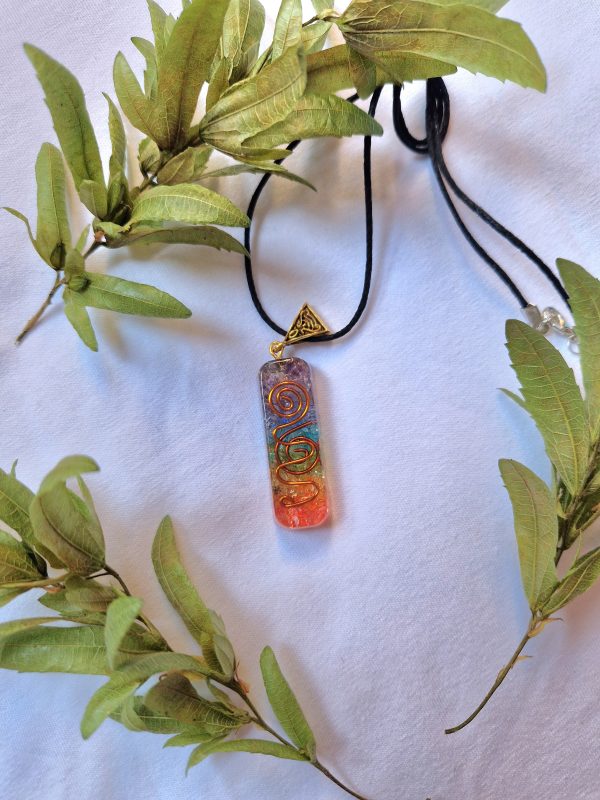 7 Chakra Orgone orgonite Pendant