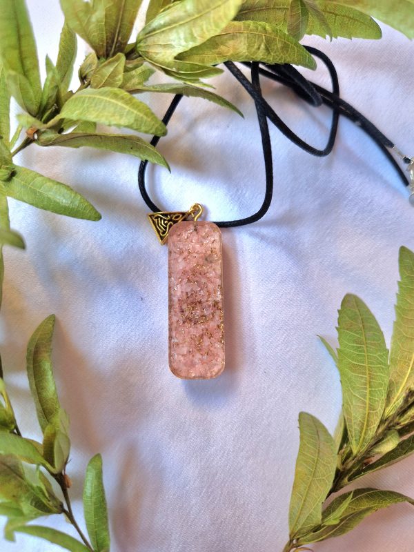 Rose Quartz Orgone Pendant DLWhittaker