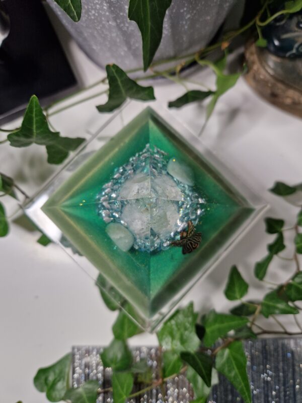Angel Jade Orgone Pyramid by Daniel L Whittaker