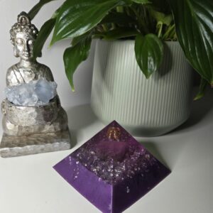 Amethyst Purple Orgone Pyramid