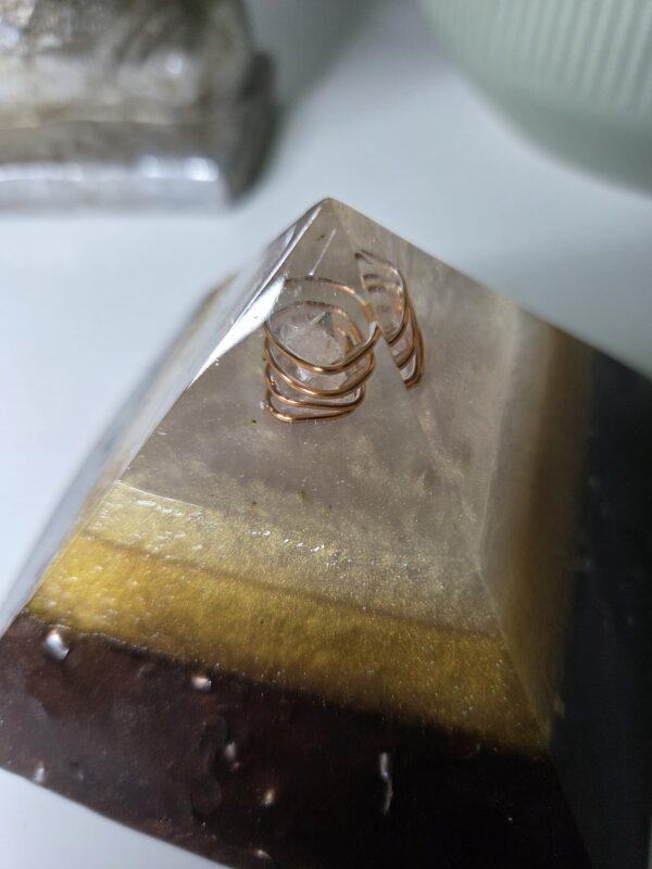 Golden Brown Orgone Pyramid