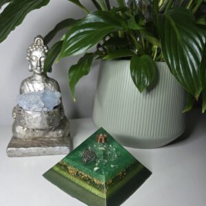 Green Heart of Life Orgone Pyramid