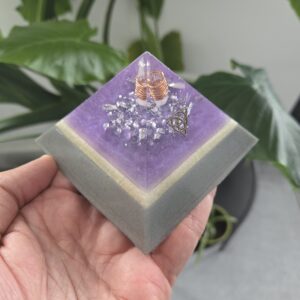 Indigo Orgone Pyramid