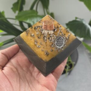 Gold Orgone Pyramid